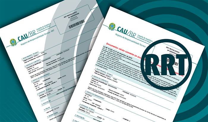 RRT CAU/BR emitido pela ArqPop